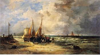 Seascape, boats, ships and warships. 44, unknow artist
